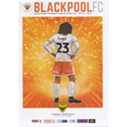 BLACKPOOL v OXFORD UNITED LEAGUE ONE 2018/19