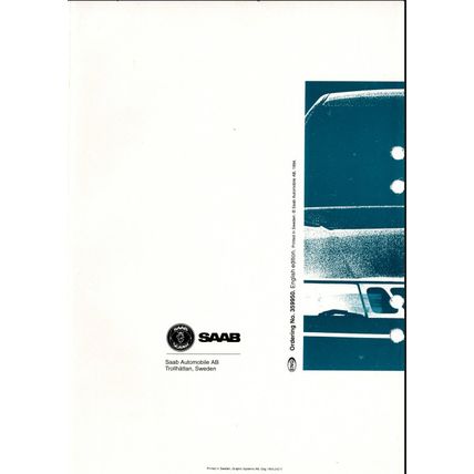 Saab 900 Electrical System SID Workshop Manual 1994 199424217 PDF