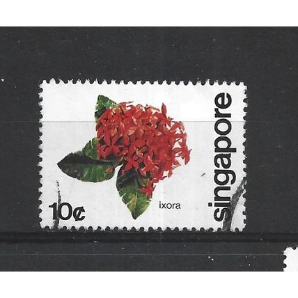 Singapore.SG392 10c Ixora.Fine Used.Jul25