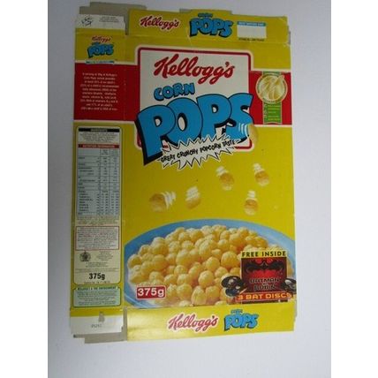 Kelloggs Corn Pops 1997 BATMAN Cereal Box 375g Box only