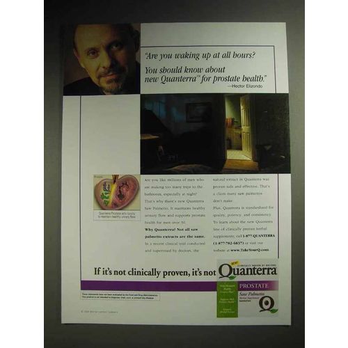 1999 Warner-Wellcome Quanterra Ad - Hector Elizondo