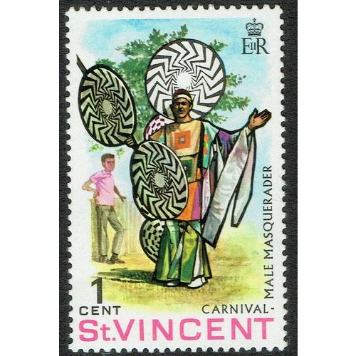 St. Vincent 1969 St Vincent Carnival 1c Multicoloured SG270 MM