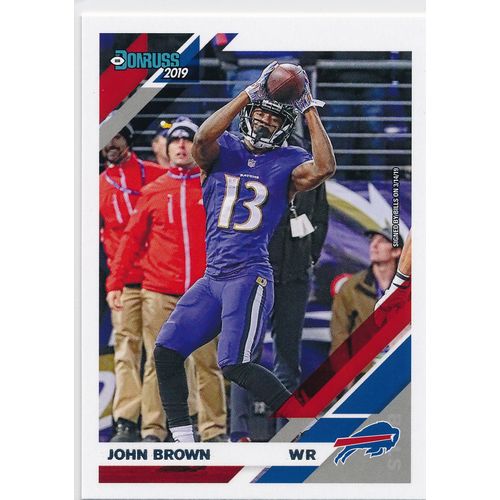 2019 Donruss Football Base 28 John Brown Buffalo Bills
