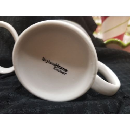 Vintage 90's Brylane Home Christmas Mugs