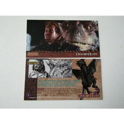 Topps 1996 Dragonheart Widevision Cards Card Variants (e31)