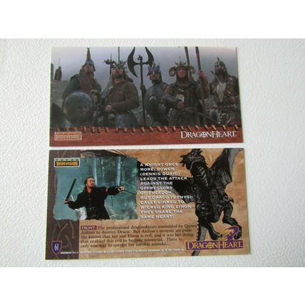 Topps 1996 Dragonheart Widevision Cards Card Variants (e31)
