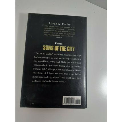 Sons OF The City By Scott Flander 1999 1st hardcover dust Jacket fiction novel