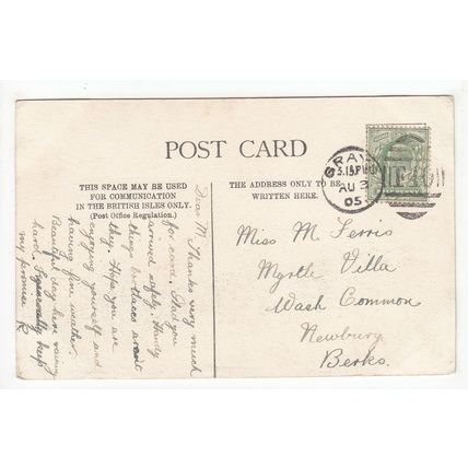 St Giles & All Saints Church Orsett Postcard 1905 Essex