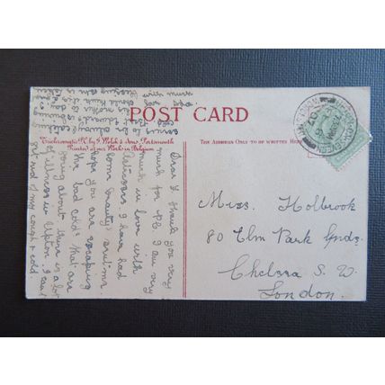 Trichromatic by J Welch, Daisy Innocence, Novelty Vintage Postcard