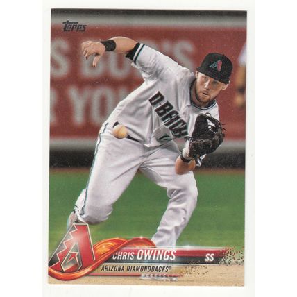 2018 Topps baseball card 122 Chris Owings