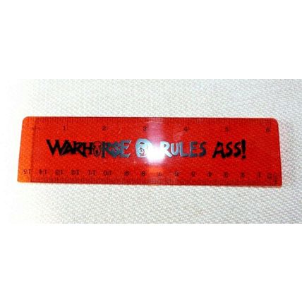 WARHORSE RULES ASS 6 inch ruler Pro Wrestling Crate WWE wrestling NJPW ROH AEW