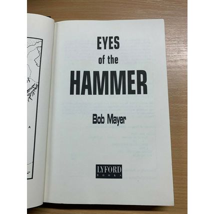 1991 BOB MAYER "EYES OF THE HAMMER" WAR FICTION USA HARDBACK BOOK (P5)
