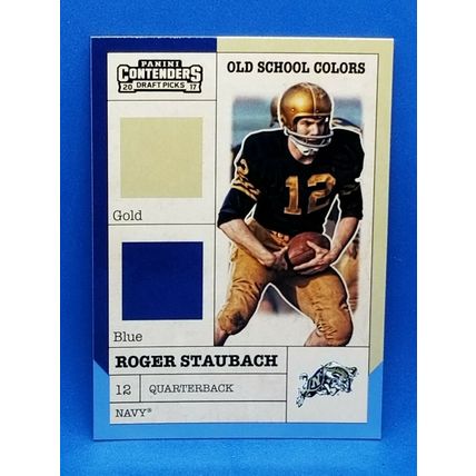 2017 Panini Contenders Draft Picks Old School Colors #15 Roger Staubach