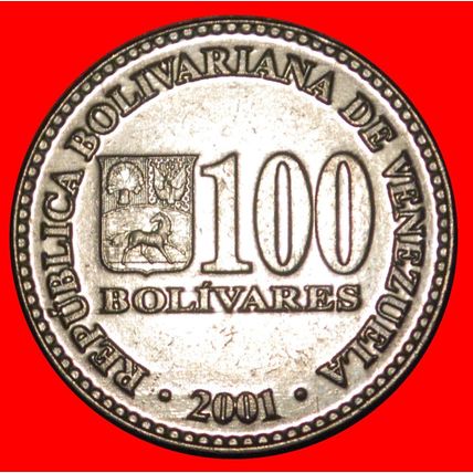 BOLIVAR (1783-1830): VENEZUELA ★ 100 BOLIVARES 2001! ★LOW START!★ NO RESERVE!