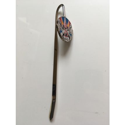 JAPANESE KABUKI MASK BOOKMARK - MULTICOLOUR