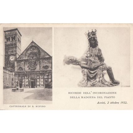 Ricardo Dell Incoronazione Della Madonna Del Pianto 1932 Postcard