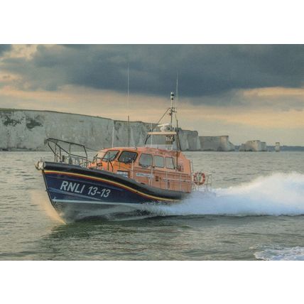 George Thomas Lacy Swanage Lifeboat RNLI Postcard