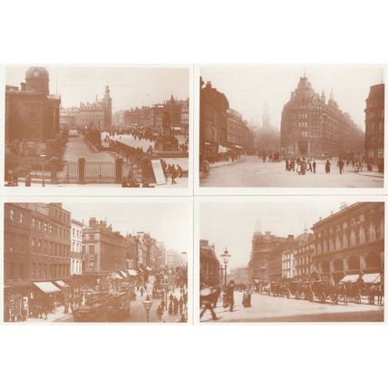 Manchester Queens Victoria Hotel Piccadilly 4x Postcard s
