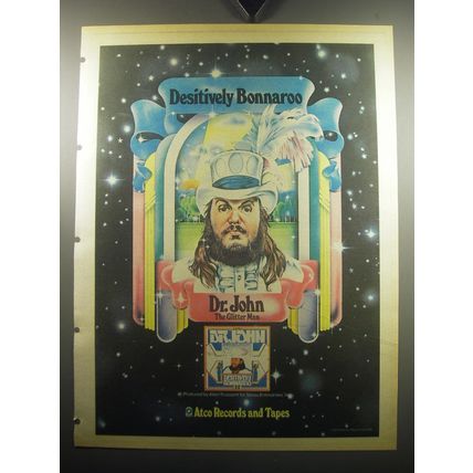 1974 Dr. John Desitively Bonnaroo Album Advertisement