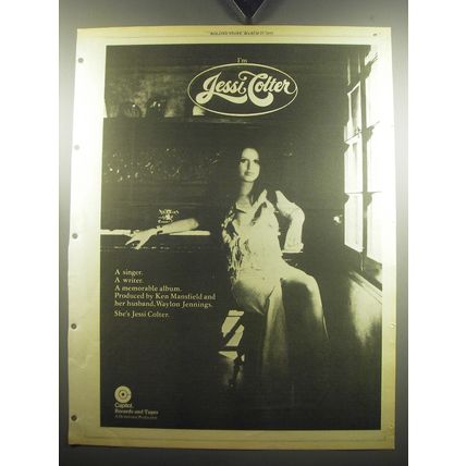 1975 Jessi Colter Album Advertisement - I'm Jessi Colter