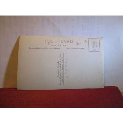 A YOUNG LADY antique photograph postcard by Cecil Meade of Putney, London =
