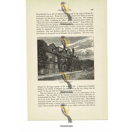 Fairfax House, Putney, London, Book Illustration (Print), c1870