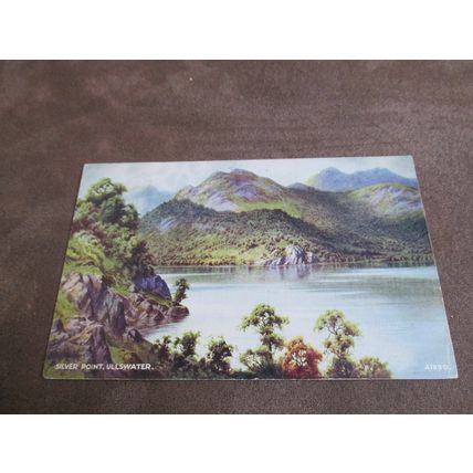 Valentines Postcard - Ullswater, Lake District Cumbria A1890 Artist Thompson