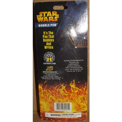 Comic Images Star Wars Bobble Pen DARTH VADER 2005 MOC