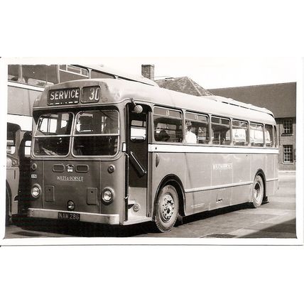 Black & White Photograph of Wilts & Dorset Motor Services Ltd. - NAM 286