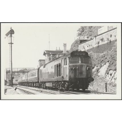 British Rail 50029 at Dawlish, 1976 - J Davenport Photograph