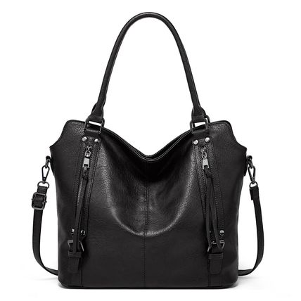 Purses for Women Shoulder Handbags Hobo Bags Tote Bag Black