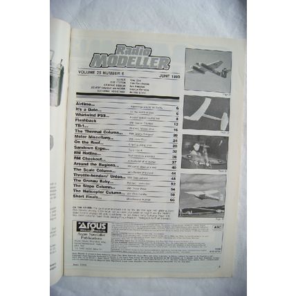 1990 Radio Modeller Magazine - June + 1 plan