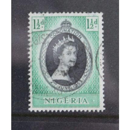 Nigeria QEII 1953 Coronation Used SG68