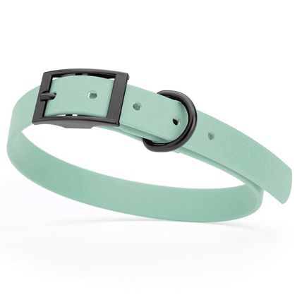 Dog Pet Waterproof Collar - W3/4" x L15"-18" - Sage Green