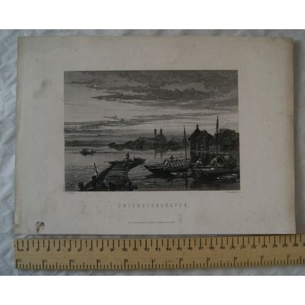 Vintage engraving: Friedrichshafen