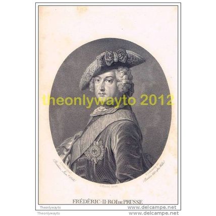 FREDERIC II ROI DE PRUSSE (ELECTEUR DE BRANDENBOURG), BOOK ILLUSTRATION, 1869