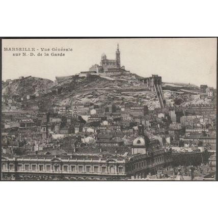 Vue Générale sur Notre-Dame de la Garde, Marseille, c.1910s - CPA