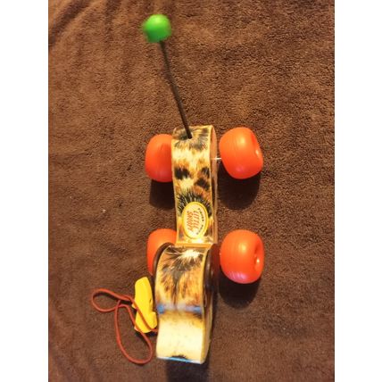 Old Vintage Original Fisher Price Snoopy # 693 7 1/2" Long Working 1966