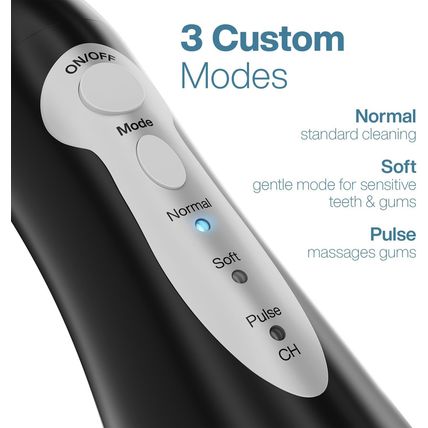 Aquasonic Aqua Flosser - Cordless Rechargeable Water Flosser for Teeth - Waterpr