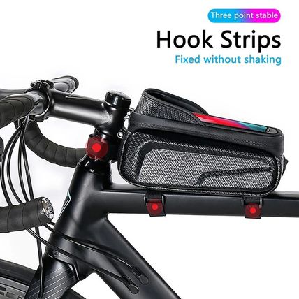 Bike Frame Bag 1L Top Tube Handlebar MTB Touch Screen Phone Holder Cycling