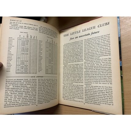 c1960 "THE BIG BOOK OF FOOTBALL CHAMPIONS" 1960/61 SEASON SOCCER HB BOOK (P4)