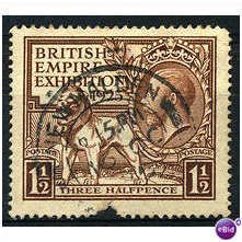 1925 SG433 1 1/2d Wembley FILLER