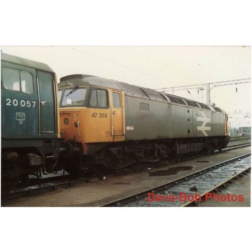Railway Photo BR Class 47 47358 BESCOT TMD 1988 47/3 Loco Shed MPD 3