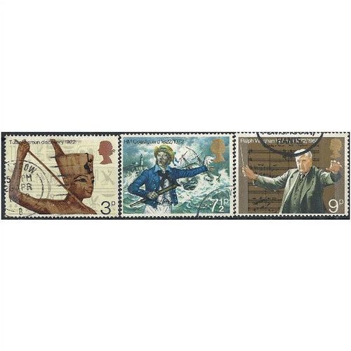 1972 General Anniversaries Set SG901-903 Fine Used. .