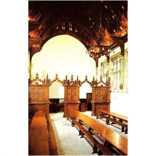 Colour Postcard - the Abbot's Hall Milton Abbey, Dorset, England (2)