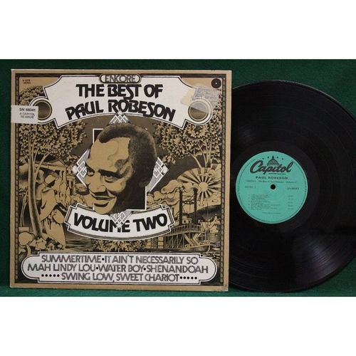 Paul Robeson - Encore-The Best Of Paul Robeson-Volume Two - SN 66041 - EX