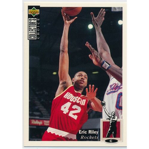 1994-95 Upper Deck Collector's Choice #105 Eric Riley Houston Rockets