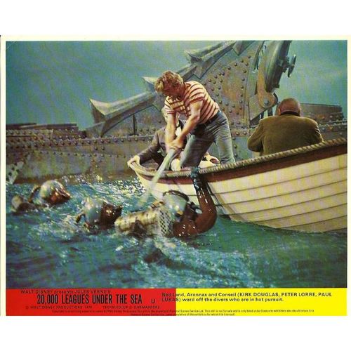 20000 LEAGUES UNDER THE SEA (1954) James Mason, Kirk Douglas F-O-H Stills (4)