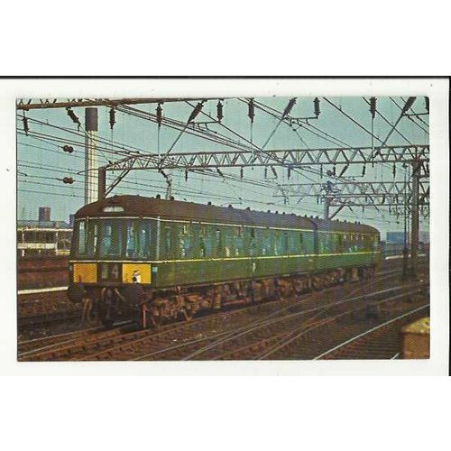 Railway BRITISH RAILWAYS Derby DMU Postcard by Pike (7)