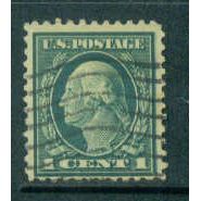 Used 498 1c George Washington Barely Clears A10403